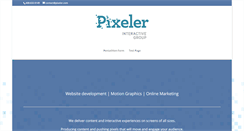 Desktop Screenshot of pixeler.com